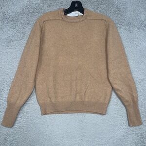 VTG Peterborough Row x Bloomingdales Sweater Men's Sz L Brown Lambswool Grandpa